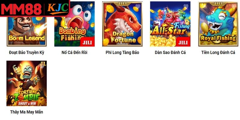 Một số tựa game bắn cá MM88 nổi bật
