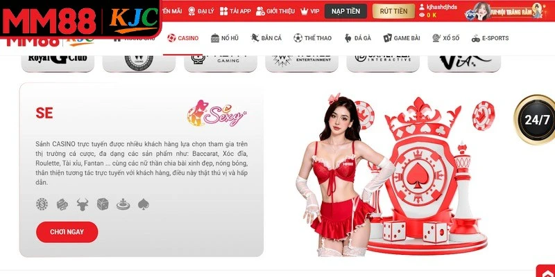 Hướng dẫn cách thức để tham gia casino MM88 đơn giản