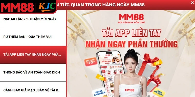 Việc tải app MM88 mang lại nhiều lợi ích hấp dẫn